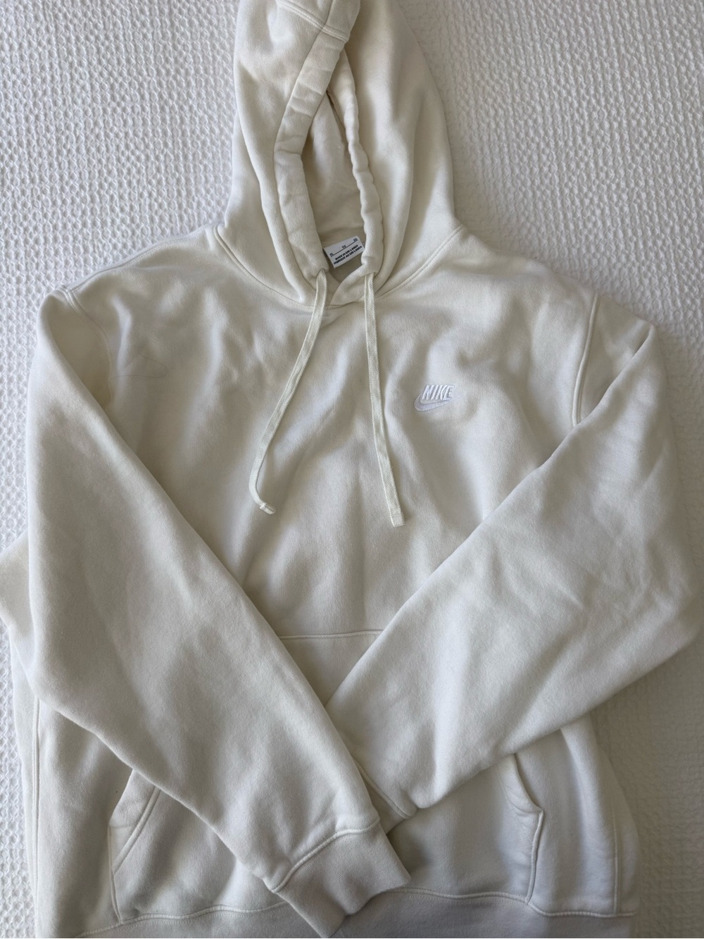 Nike Cream White Pullover Hoodie